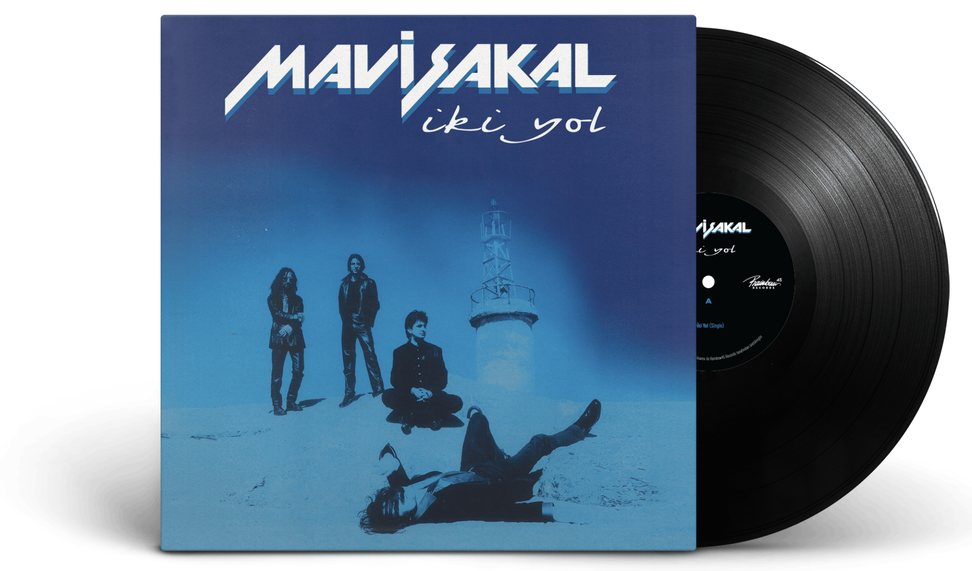 Mavisakal İki Yol 45 Rpm EP Siyah Plak