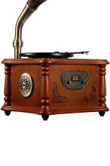 Record Master Rmj-228 Gramofon Pikap - Radyo - Bluetooth - Usb - 33, 45 Devir Plak Çalar *ÜCRETSİZ KARGO