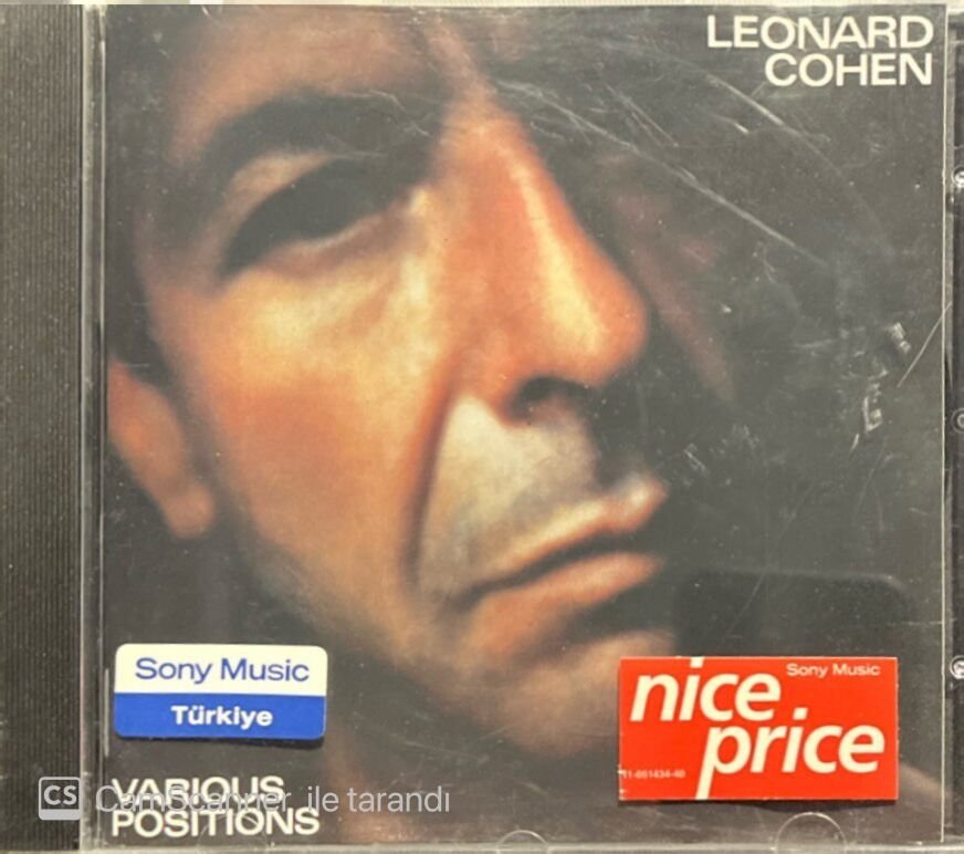 Leonard Cohen Various Positions CD