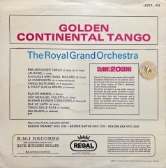 Golden Continental Tango LP Plak