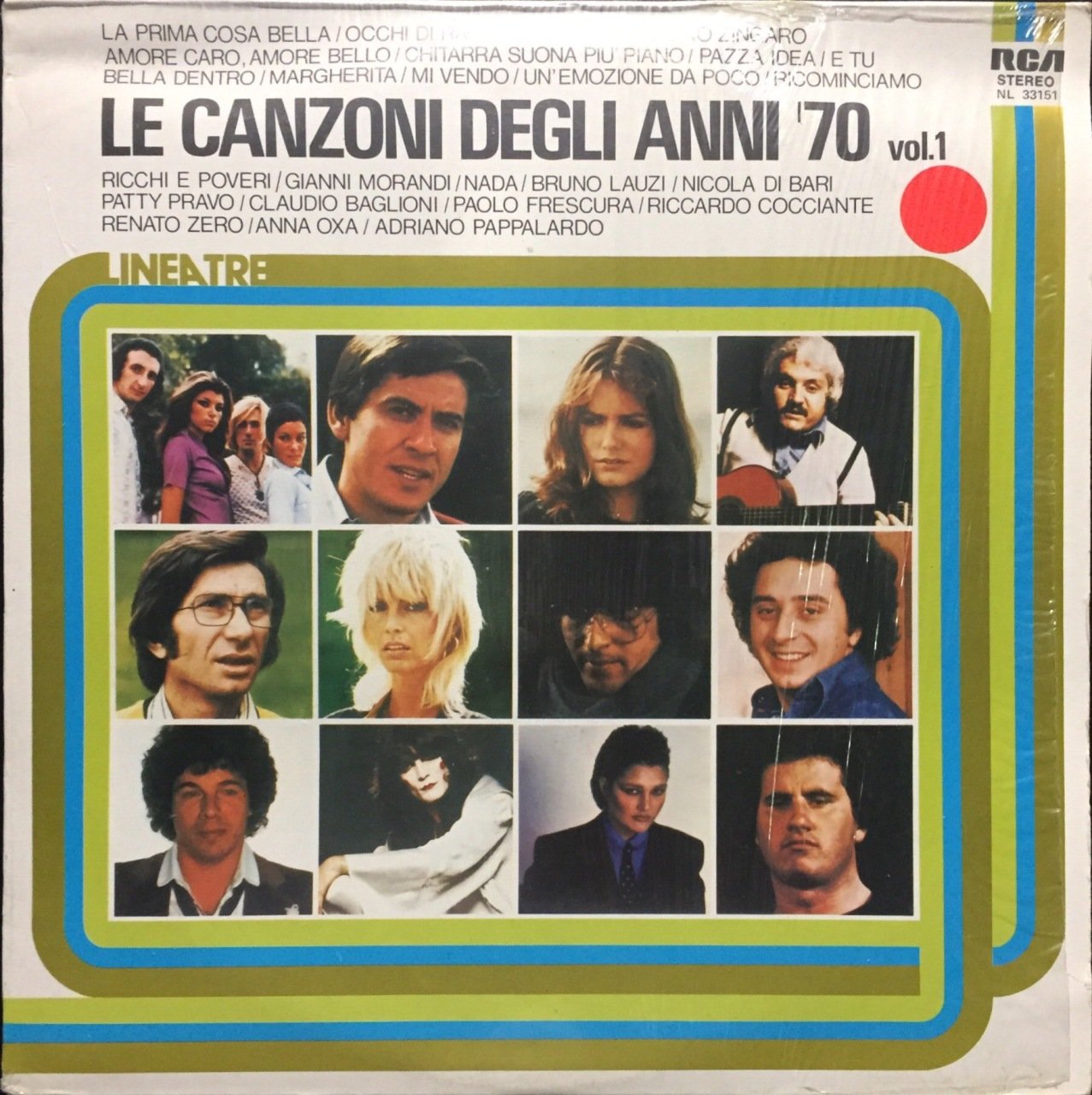Le Canzoni Degli Anni '70 Vol.1 LP Plak