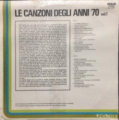 Le Canzoni Degli Anni '70 Vol.1 LP Plak