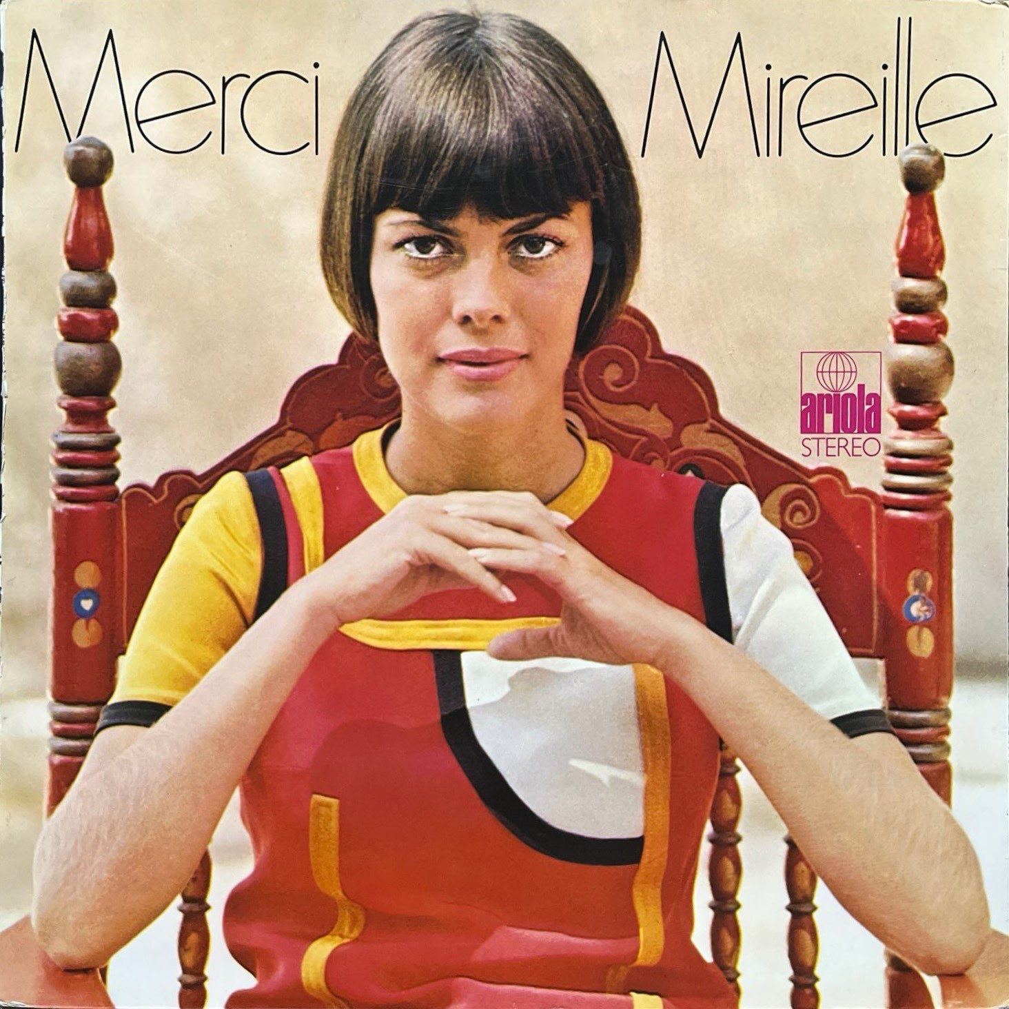 Mireille Mathieu Merci Mireille LP Plak