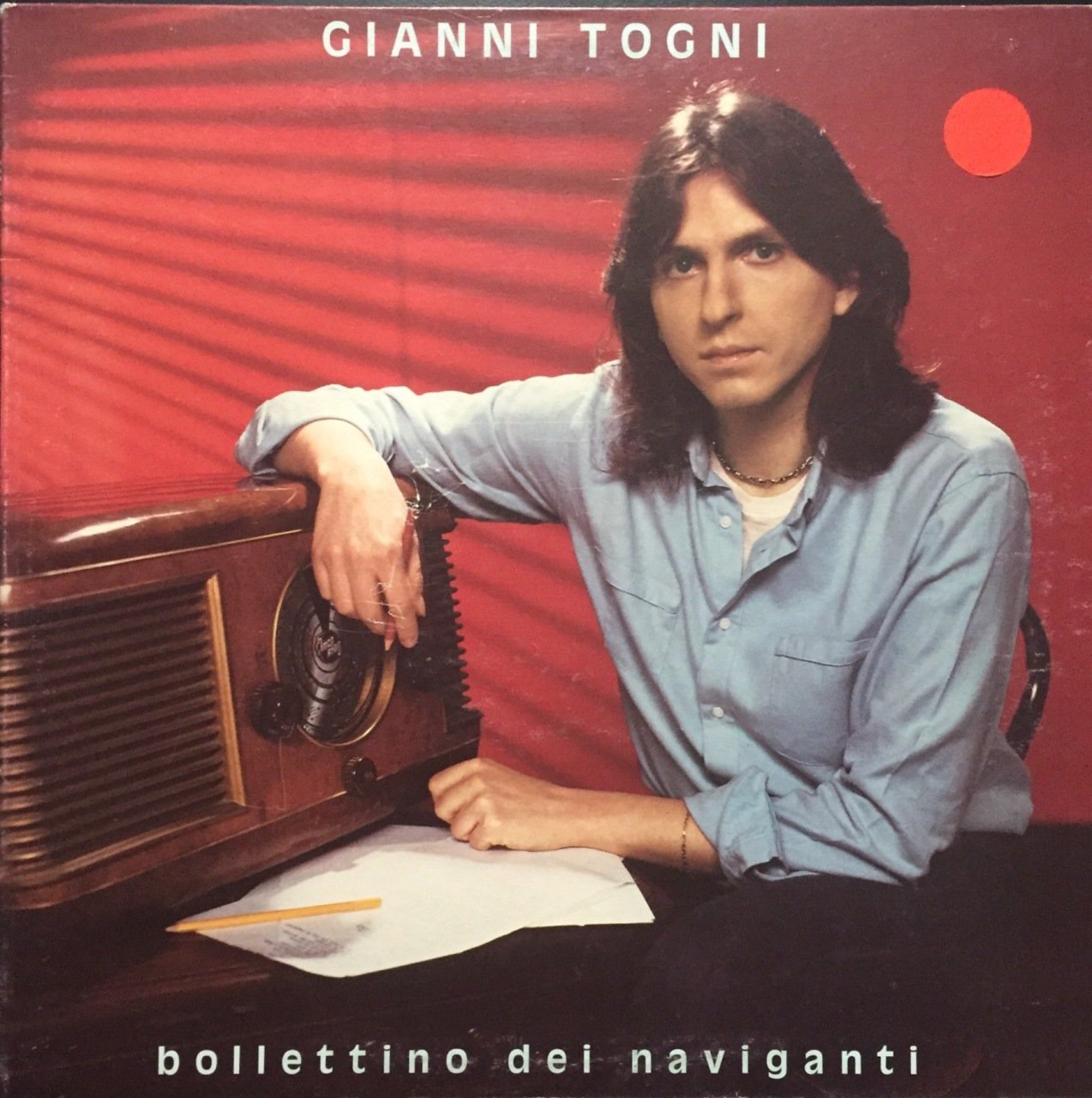 Gianni Togni Bollettini Dei Naviganti LP Plak