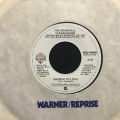 The Marshall Tucker Band Answer To Love 45lik Plak