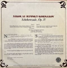 Nikolai Rimsky-Korsakov Sheherezade Op.35 LP Plak