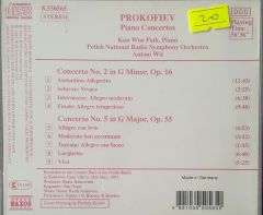 Prokofiev Piano Concertos CD