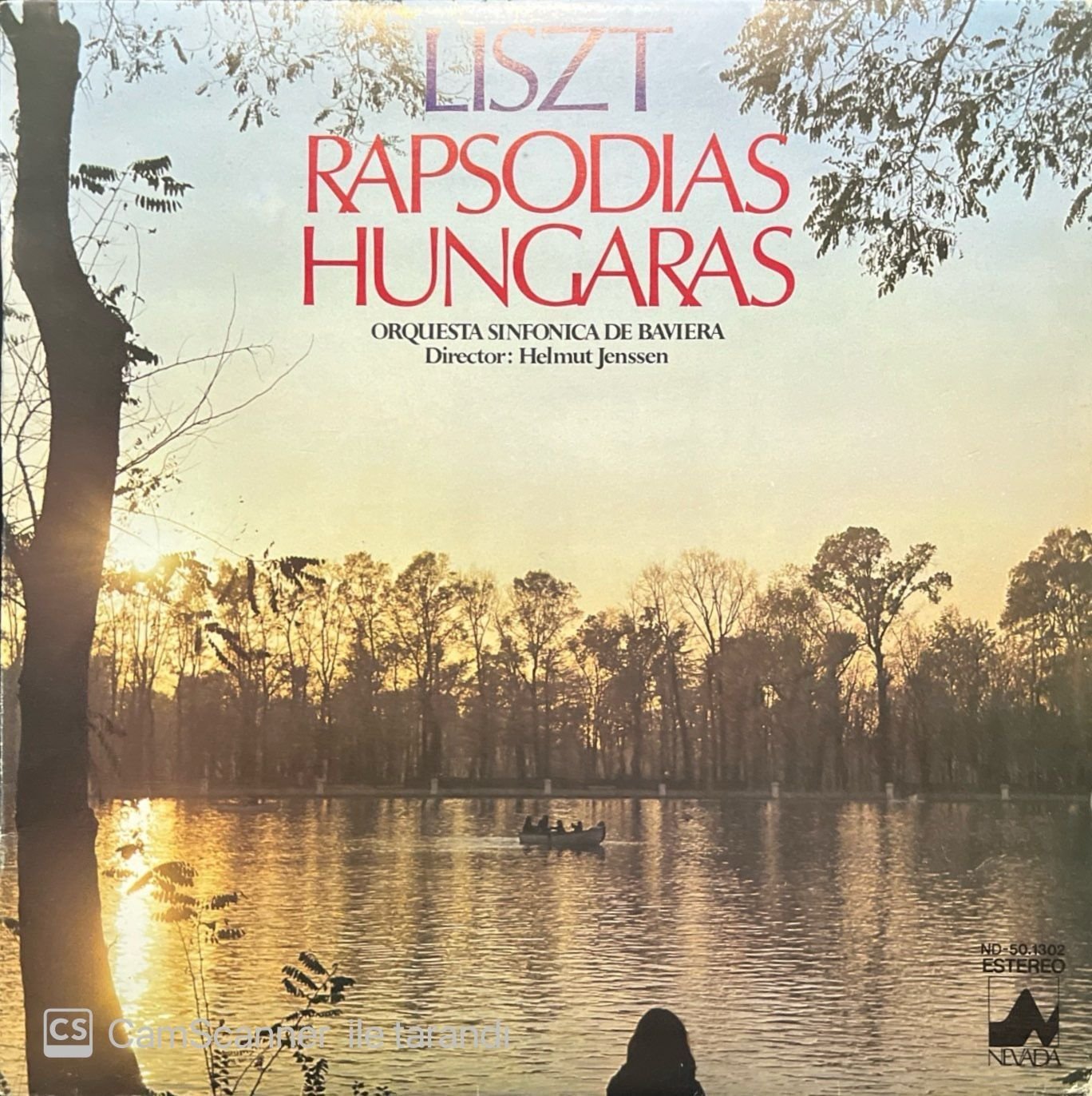 Liszt Rapsodians Hungaras LP Plak