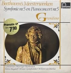 Beethoven's Meesterwerken Symfonie Nr. 5 Klasik LP Plak