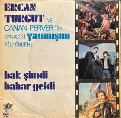Ercan Turgut Kim Demiş Erkekler Ağlamaz Diye 45lik plak