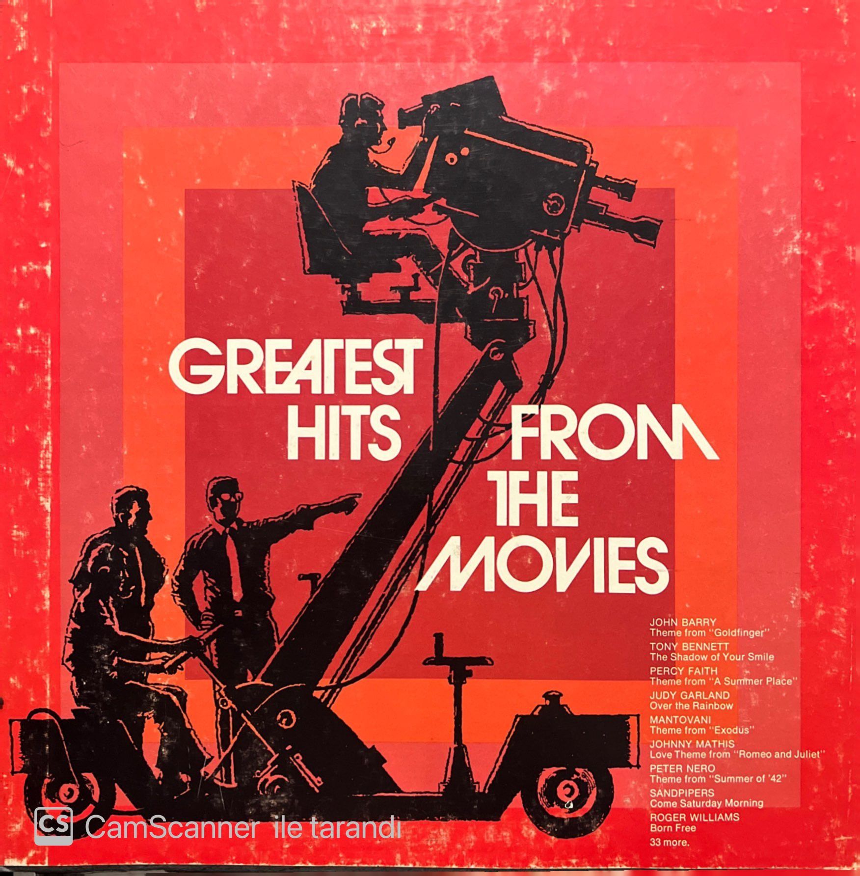 Greatest Hits From The Movies 4 LP Box Set Plak