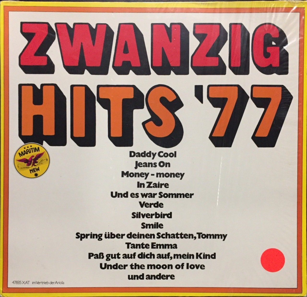 Zwanzig Hits 77 LP Plak