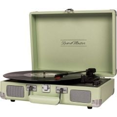 *ÜCRETSİZ KARGO Record Master ST14012 Yeşil Retro Pikap Bluetooth ve Şarj Özellikli Retro Pikap 33, 45, 78 Devir