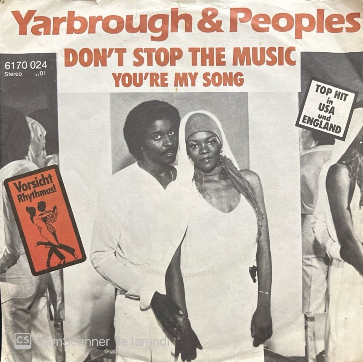 Yarbrough & Peoples Don't Stop The Music 45lik Plak