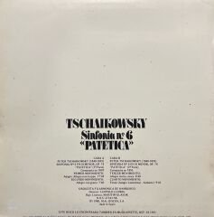 Tschaikowsky Sinfonia No.6 Patetica LP Plak