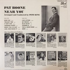 Pat Boone Near You LP Plak