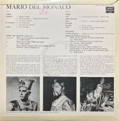 Mario Del Monaco Klasik LP Plak