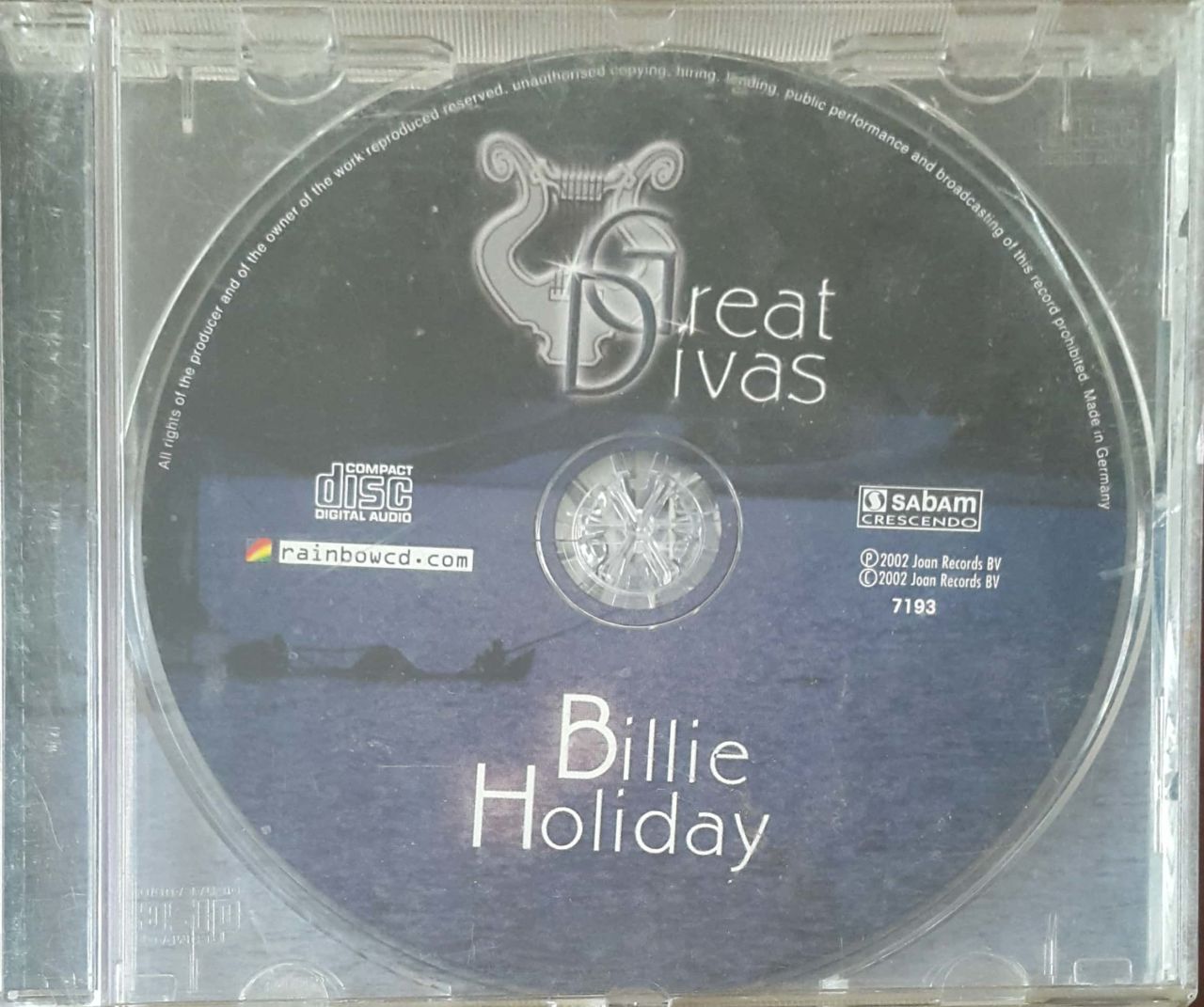 Great Divas Billie Holiday CD