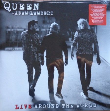 Queen + Adam Lambert Live Around the World Double LP Plak