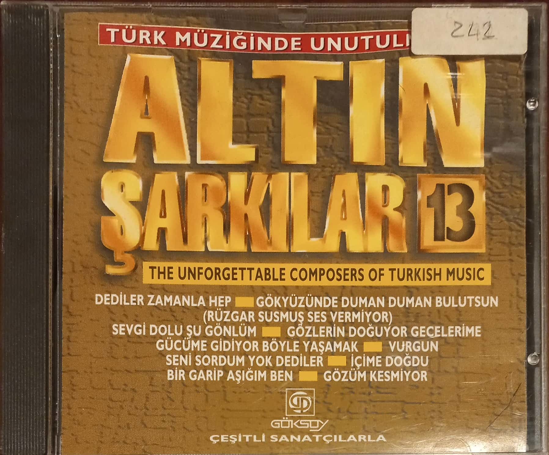 Türk Müziğinde Unutulmayan Altın Şarkılar 13 CD