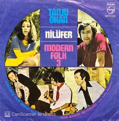 Tanju Okan Nilüfer Modern Folk3 Kim Ayırdı Sevenleri 45lik Plak