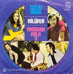 Tanju Okan Nilüfer Modern Folk3 Kim Ayırdı Sevenleri 45lik Plak