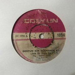 Suat Sayın Dostun Kim Düşmanın Kim Depo Malı 45lik Plak