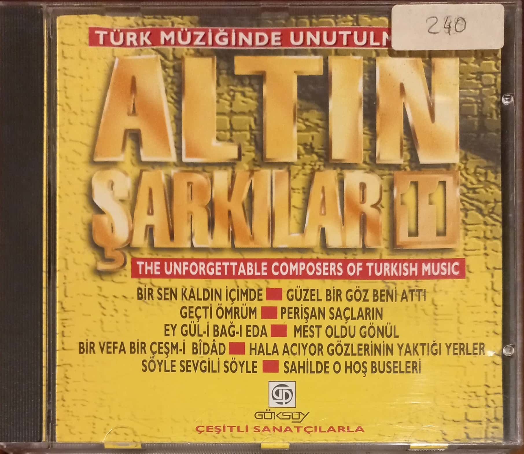 Türk Müziğinde Unutulmayan Altın Şarkılar 11 CD