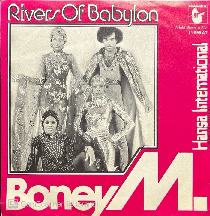 Boney M. Rivers Of Babylon 45lik Plak