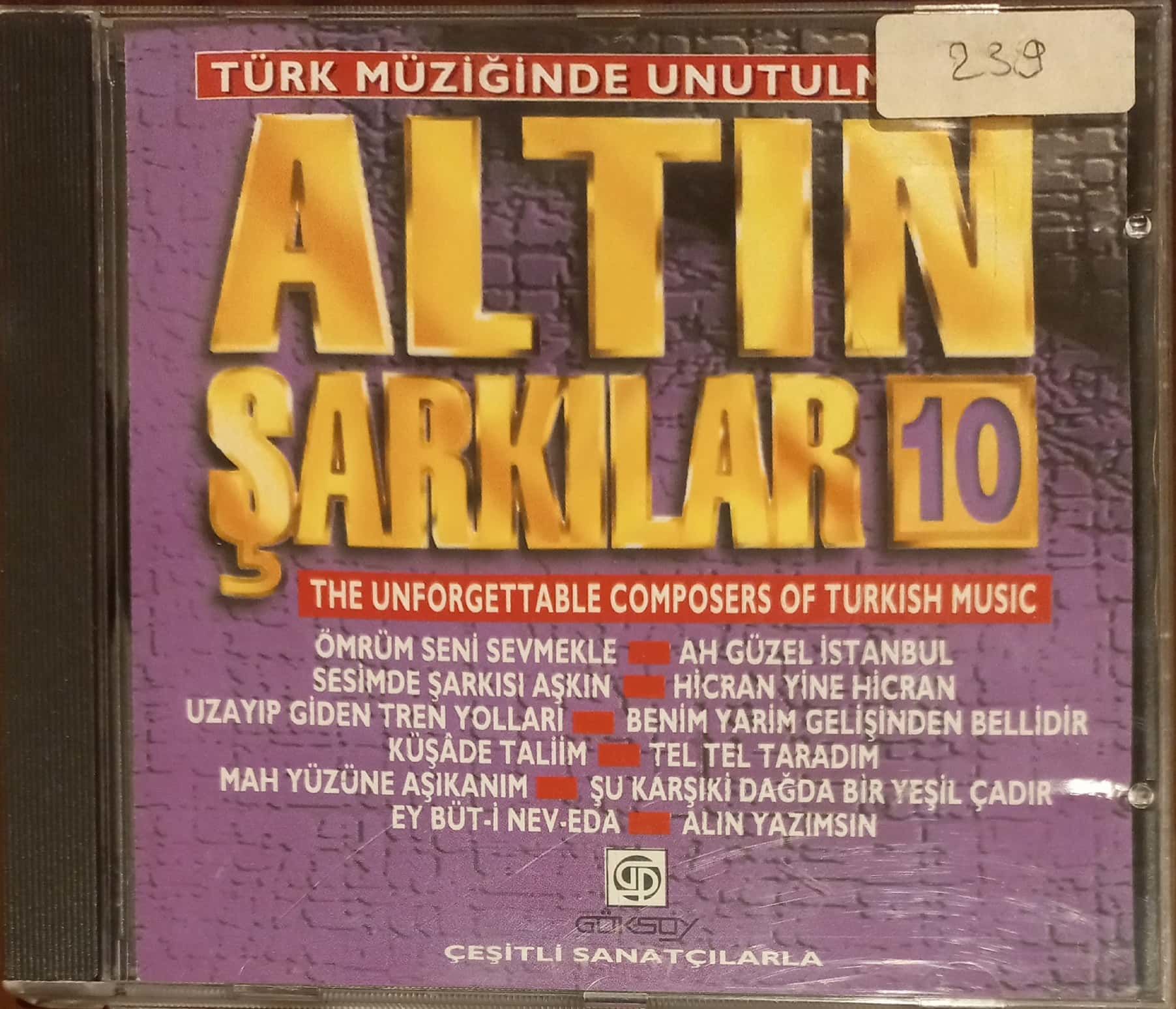 Türk Müziğinde Unutulmayan Altın Şarkılar 10 CD