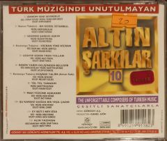 Türk Müziğinde Unutulmayan Altın Şarkılar 10 CD