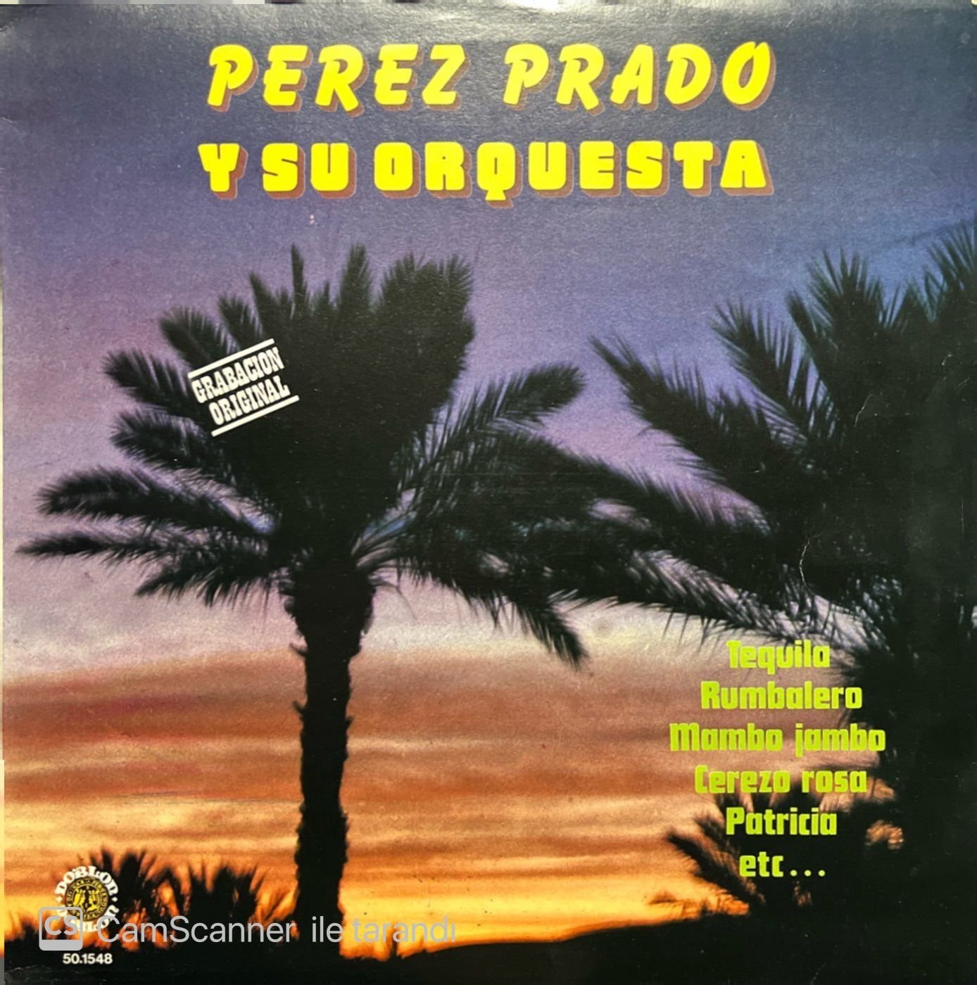 Perez Prado Y Su Orquesta LP Plak