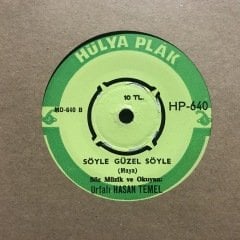 Hasan Temel Söyle Güzel Söyle 45lik Plak
