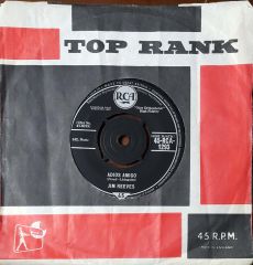Jim Reeves Adios Amigo 45lik Plak