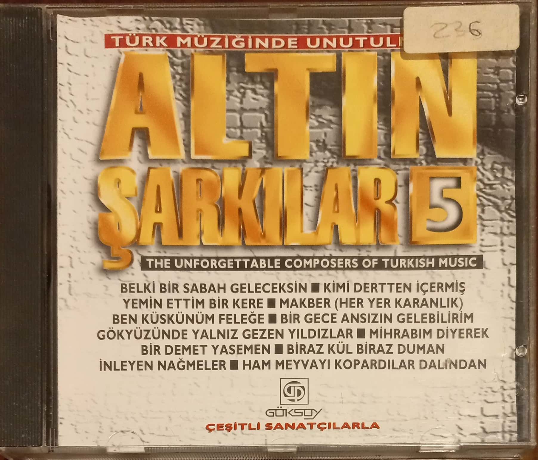 Türk Müziğinde Unutulmayan Altın Şarkılar 5 CD