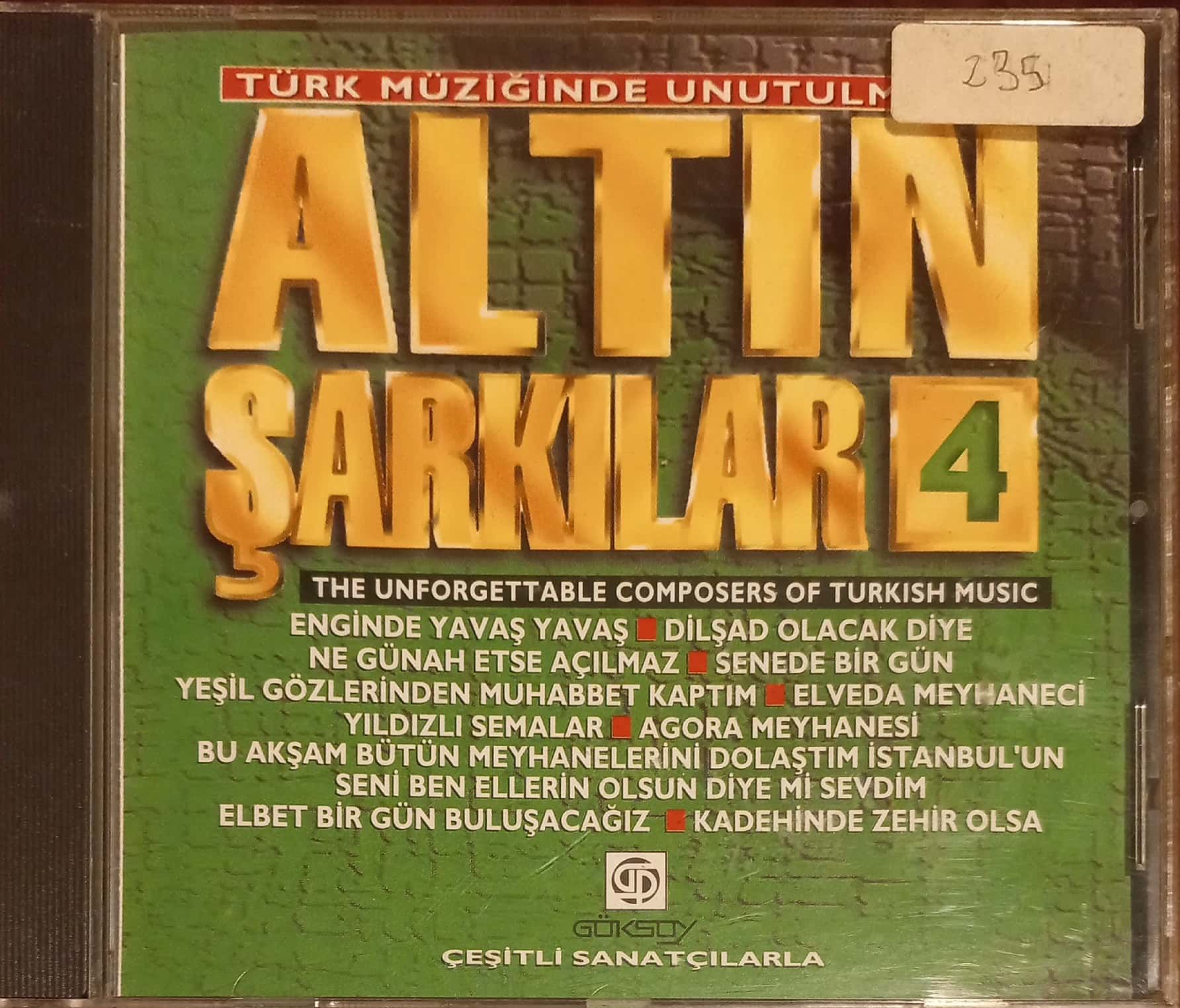 Türk Müziğinde Unutulmayan Altın Şarkılar 4 CD