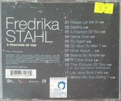 Fredrika Stahl A Fraction Of You CD