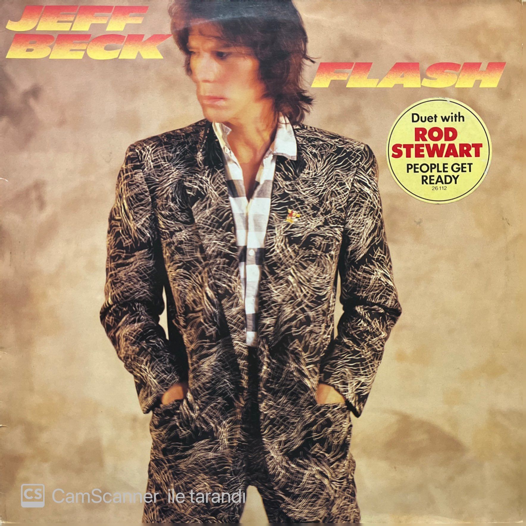 Jeff Beck Flash LP Plak