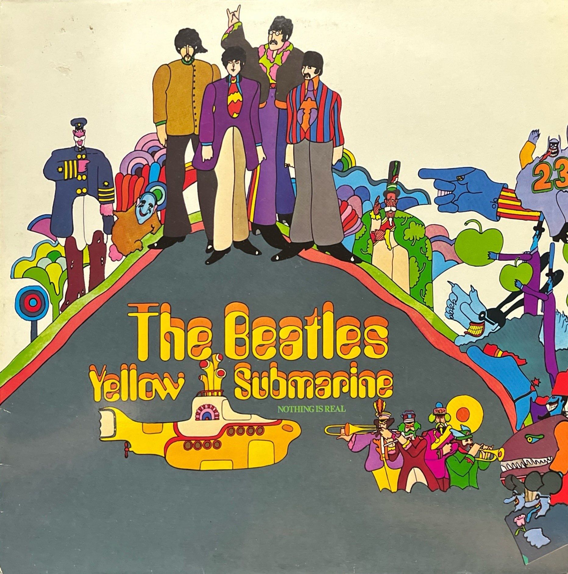 The Beatles Yellow Submarine Nothing Is Real LP Plak
