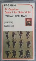 Paganini '4 Caprices Opus 1 For Solo Violin İtzhak Perlman Kaset