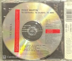 Ricky Martin Te Extrano, To Olvido, Te Amo Maxi Single CD