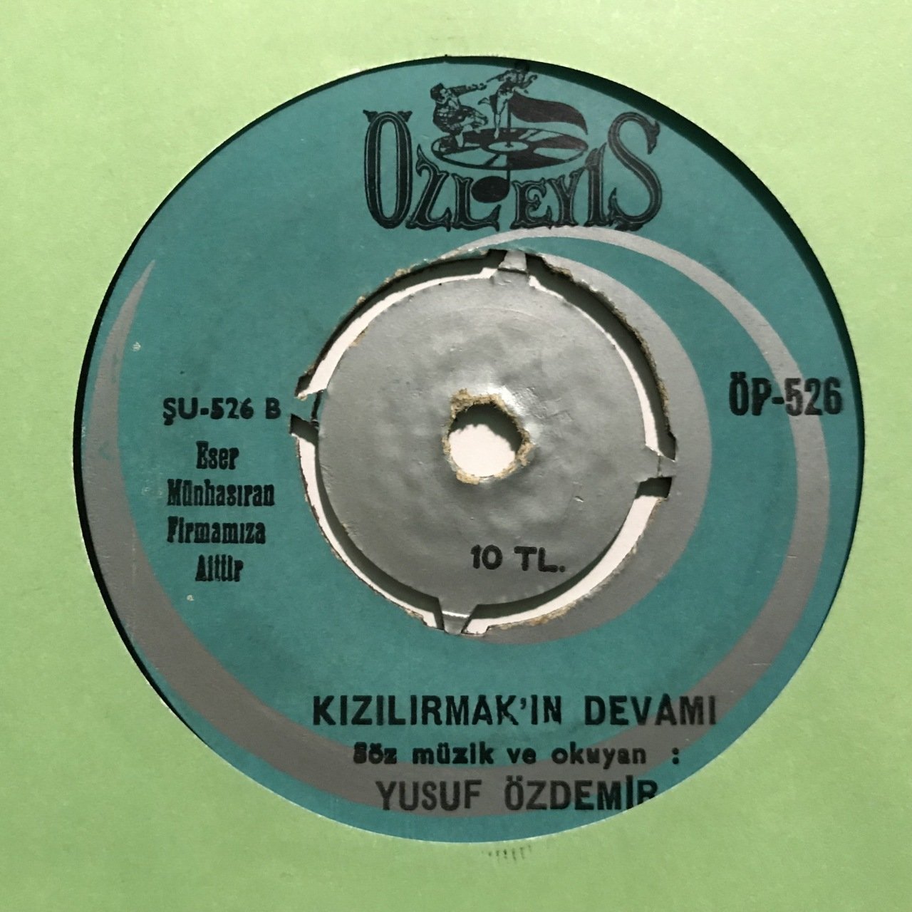 Yusuf Özdemir Kızılırmak'ın Devamı 45lik Plak