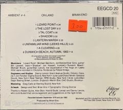 Brian Eno Ambient 4 On Land CD