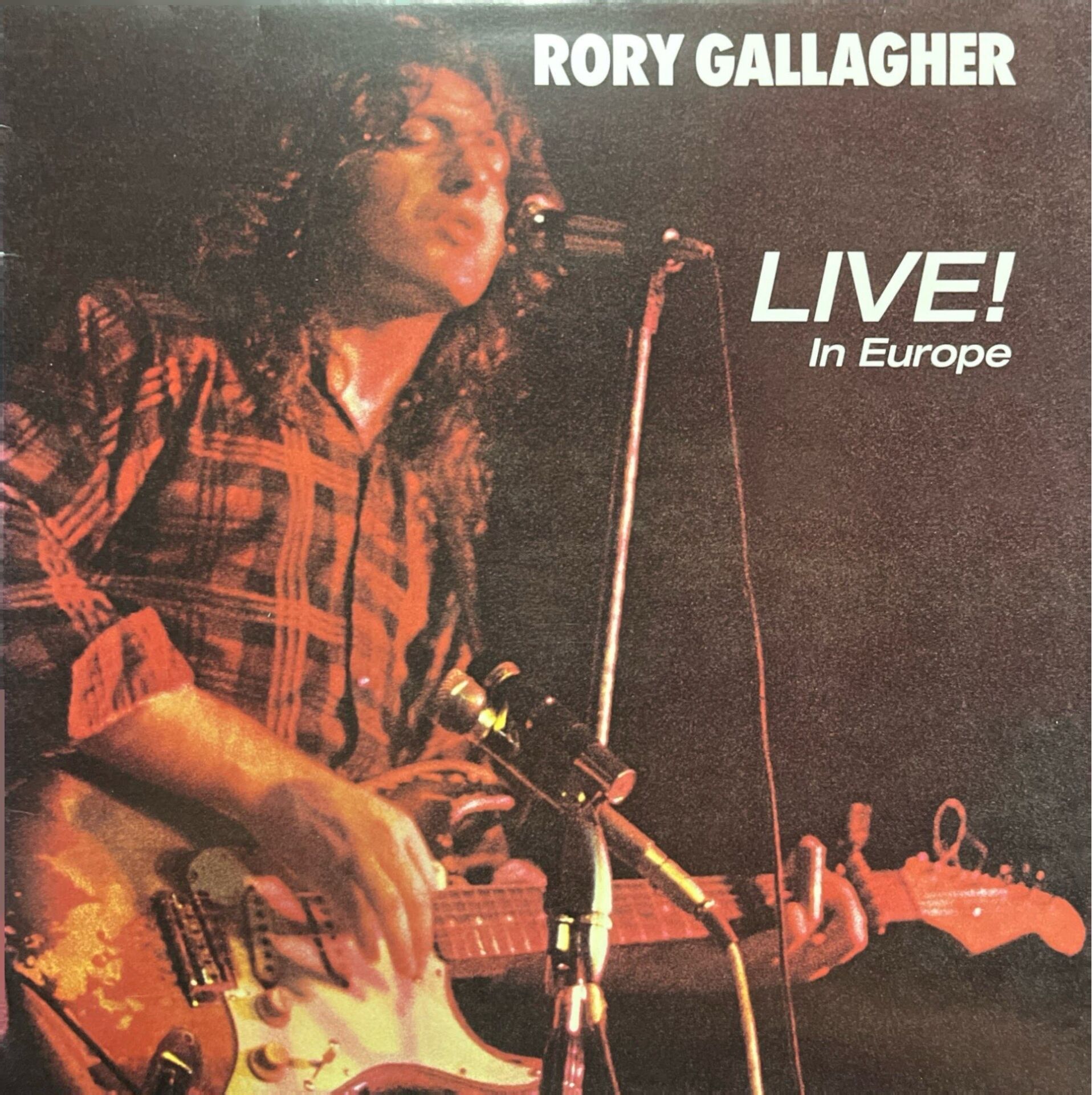 Rory Gallagher Live! In Europe LP Plak