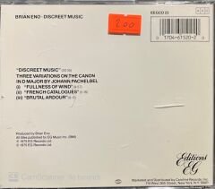 Brian Eno Discreet Music CD