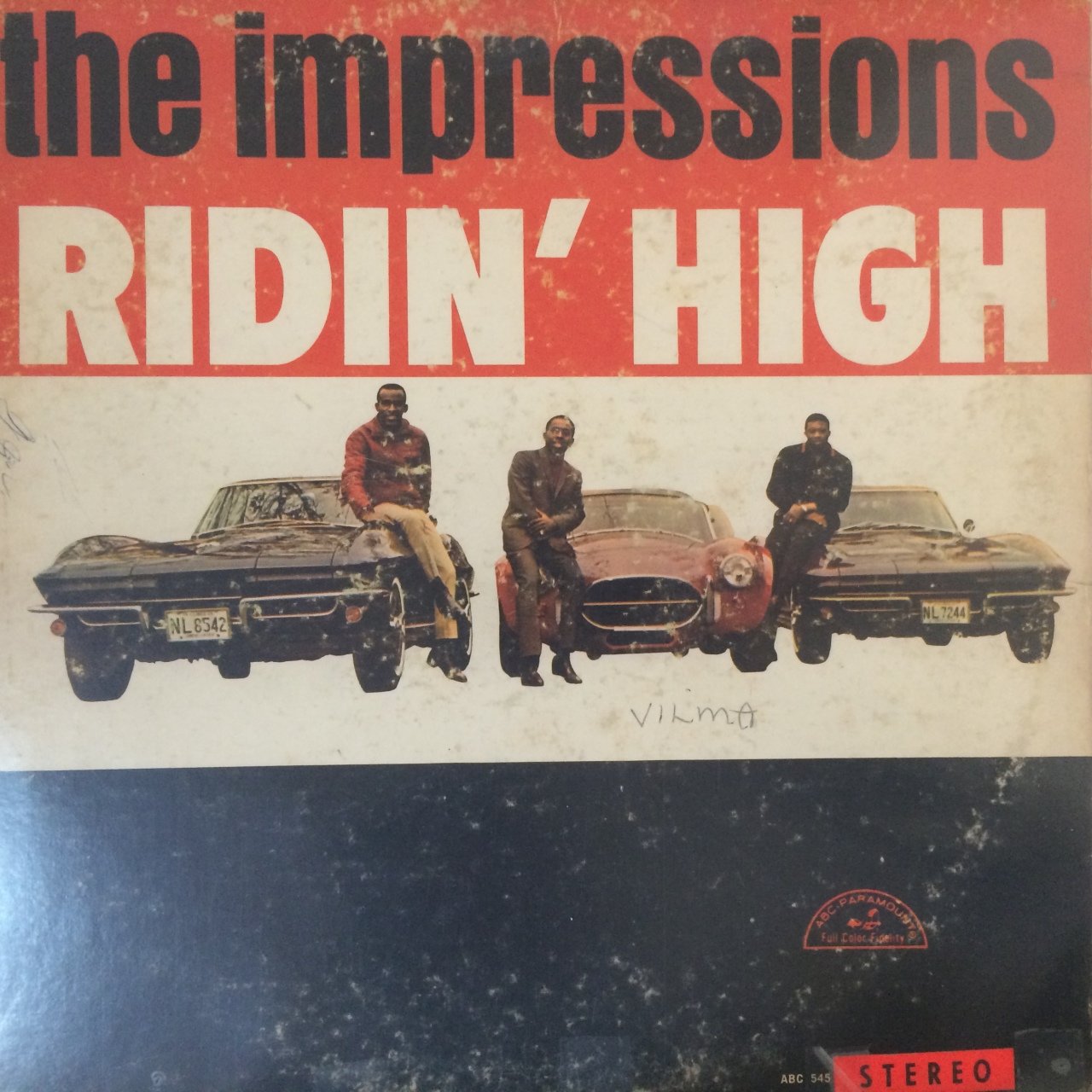 The İmpressions Rıdın' Hıgh LP Plak