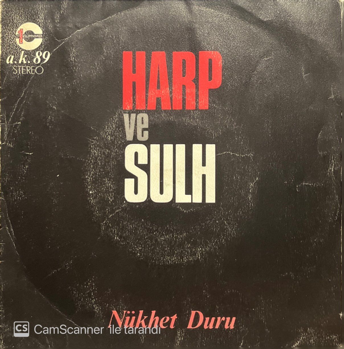 Nükhet Duru Harp Ve Sulh 45lik plak
