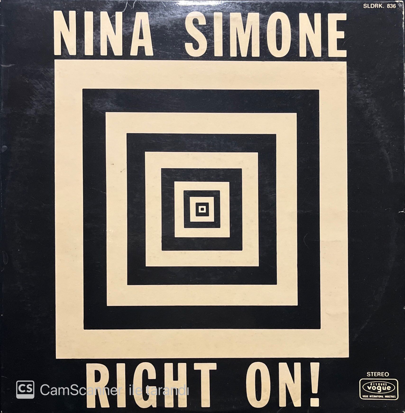 Nina Simone Right On LP Plak
