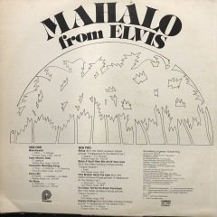 Elvis Presley Mahalo From Elvis LP Plak