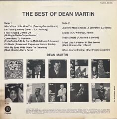 The Best Of Dean Martin LP Plak